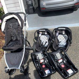 Britax stroller/car seat set